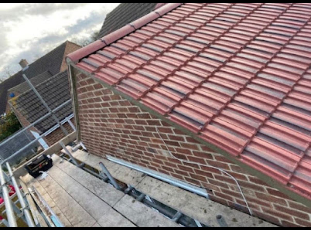 New roof installation by Clean Gutters & Roofing Services